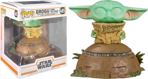 Grogu using The Force 485 (pęknięta wytłoczka) Star Wars Funko POP! Vinyl  