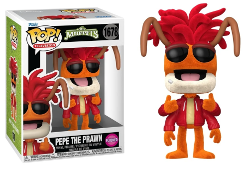 Pepe the Prawn 1678 Flocked The Muppets Funko POP! Vinyl   