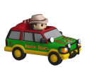 Funko Bitty Pop! Rides: Dr. Alan Grant with Jurassic SUV - Jurassic Park 2,5cm