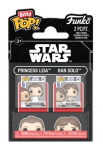 Funko Bitty Pop! 2-pack Disney: Star Wars - Princess Leia & Han Solo Vinyl Figures