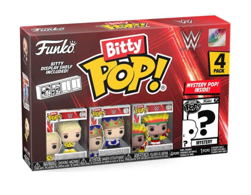 Bitty Funko POP! WWE Dusty Rhodes, Jerry, Ricky “The Dragon” + 1 Mystery 2,5 cm