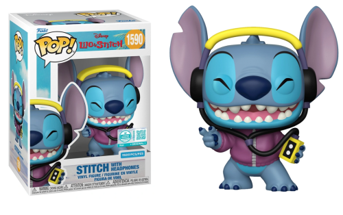 Outlet Stitch with Headphones 1590 Lilo & Stitch Funko POP! Vinyl  