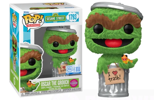 Oscar the Grouch 1793 Flocked Sesame Street Funko POP!  