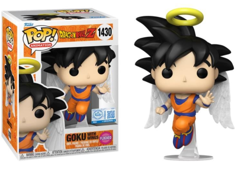 Goku with Wings Flocked 1430  Dragon Ball Z Funko POP! Vinyl 