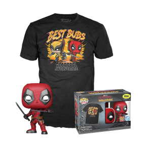 Deadpool & Wolverine Best Bubs POP + Koszulka S Funko Pop & Tees