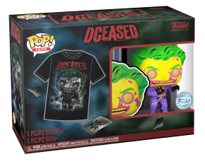 Funko POP & Tee DC : The Joker 480 (blacklight) +  Koszulka XL 