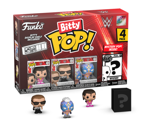 Bitty Funko POP! WWE Razor Ramon Diesel Rey Mysterio 