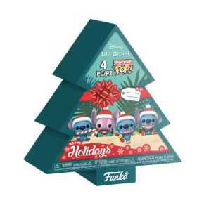 Disney Stitch - Lilo&Stitch Holiday - 4 mini figurki POCKET POP! (4-PACK)  Funko 