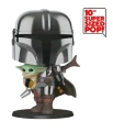 The Mandalorian with The Child 380 Star Wars Jumbo 10 ' Star Wars Funko POP! Vinyl  
