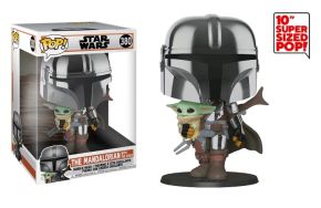 The Mandalorian with The Child 380 Star Wars Jumbo 10 ' Star Wars Funko POP! Vinyl  