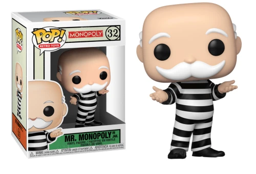 Mr Monopoly in Jail 32 MONOPOLY  Funko POP! Vinyl