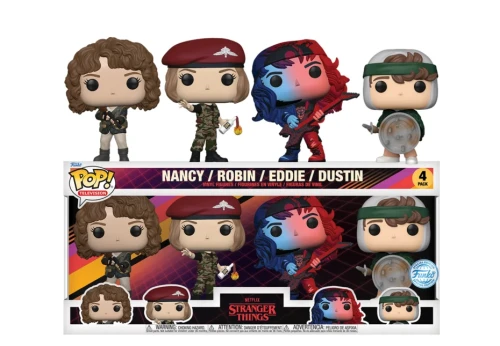 Nancy, Robin, Eddie  Dustin 4-pack Stranger Things Funko POP!