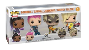 Sombra Zarya Junkrat Mercy 4-pack Overwatch Funko POP!