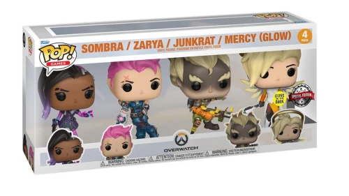 Sombra Zarya Junkrat Mercy 4-pack Overwatch Funko POP!
