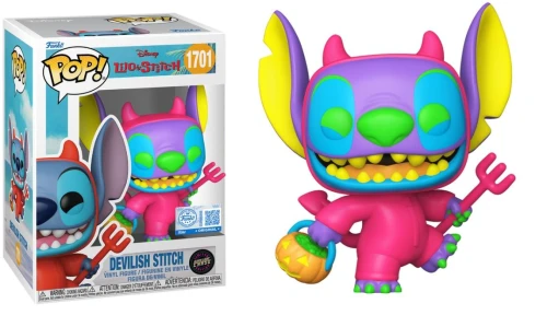 Devilish Stitch 1701 Disney Lilo & Stitch Chase Funko POP! Vinyl 