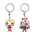 2 Pack- Charlie & Vaggie Keychain HAZBIN HOTEL Funko Brelok Pocket POP! breloki