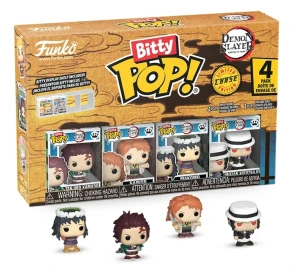 Funko Bitty POP!  Demon Slayer: Tanjiro, Sabito, Makomo + Muzan (1/3) 2,5 cm 