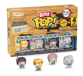 Funko Bitty POP!  Demon Slayer: Zenitsu, Mitsuri, Kanao + Rui (1/6) 2,5 cm 
