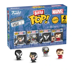 Bitty Funko POP! Marvel  Venom, Anti-Venom, She-Venom, Peter Parker