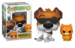 Dodger with Oliver CHASE 1705 OLIVER & COMPANY Funko POP! 
