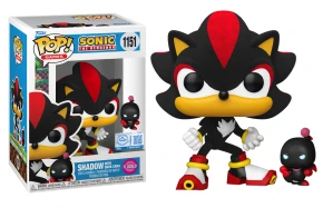 Shadow with Dark Chao (Flocked) 1151 Sonic the Hedgehog Funko POP! 