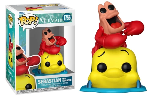 Sebastian and Flounder 1756 THE LITTLE MERMAID Funko POP! Vinyl  
