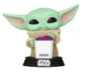 Grogu 825 Flocked Star Wars Funko POP! Vinyl
