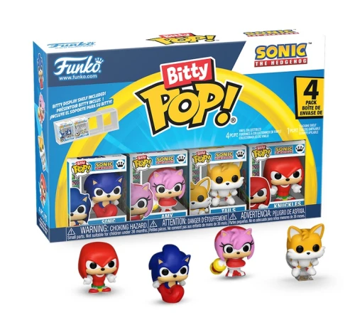 Funko Bitty POP! Sonic 4 pack : Sonic, Amy, Tails, Knuckles 2,5 cm