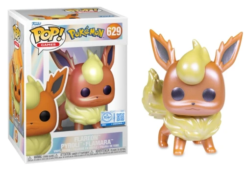 Flareon 629 Pearlescent Pokemon Center Funko POP! Vinyl