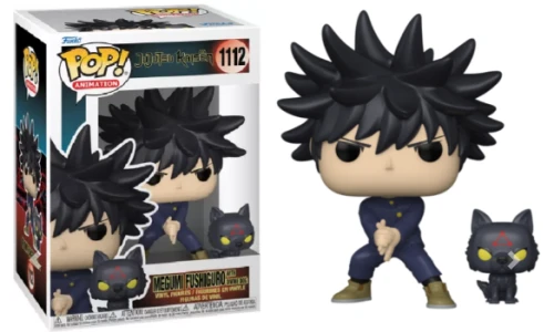 USZKODZONE OPAKOWANIE Megumi Fushiguro with Divine Dog 1112 Jujutsu Kaisen Funko POP! Vinyl