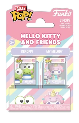 Zestaw figurek Funko Bitty Pop! Sanrio – Keroppi i My Melody