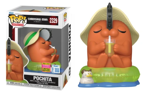 Pochita 2329 Chainsaw Man : Reze 2026 Summer Convention Funko POP! Vinyl 