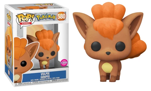 Vulpix 580 Flocked Pokemon Funko POP! Vinyl