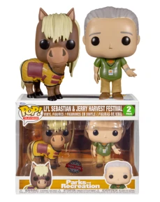 Li'l Sebastian & Jerry Harvest Festival 2-Pack Special Edition Parks and Recreation Funko POP! Vinyl