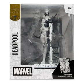 Figurka PVC Statue 1/10: Marvel Collection - Deadpool (The New Mutants #98) (Line Art) (Gold Label) - McFarlane Toys