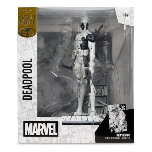 Figurka PVC Statue 1/10: Marvel Collection - Deadpool (The New Mutants #98) (Line Art) (Gold Label) - McFarlane Toys