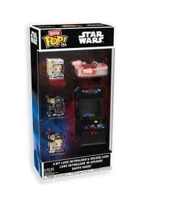 Zestaw figurek Funko Bitty Pop! Star Wars: 8-Bit Luke Skywalker, Speeder & Darth Vader (5 pack)