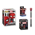 Zestaw kolekcjonerski Funko Pop! Marvel: Spider-Man Bundle (Figurka #593 + Pocket Pop! + Mystery Minis + Długopis)