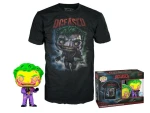 Funko POP & Tee DC : The Joker 480 (blacklight) +  Koszulka L 