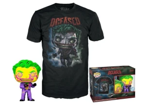 Funko POP & Tee DC : The Joker 480 (blacklight) +  Koszulka L 