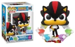 Shadow with Emeralds 1300 Flocked Sonic the Hedgehog Funko POP!  