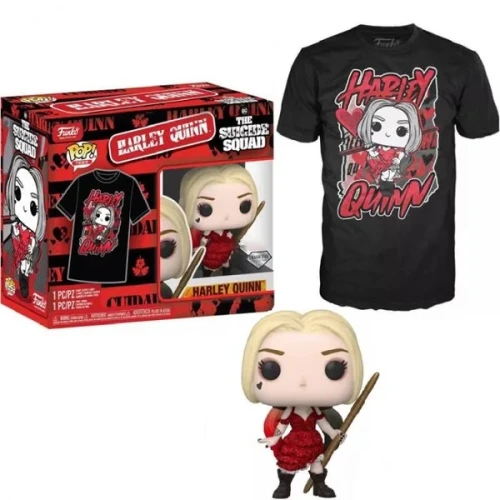 Funko Pop! & Tee: The Suicide Squad: Harley Quinn (Diamond Glitter) - L Koszulka