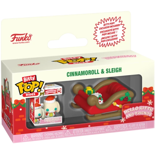 Funko Bitty Pop! Rides: Cinnamoroll & Sleigh - Vinyl Figures