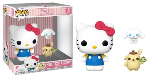 Zestaw Figurek Sanrio: Hello Kitty with Cinnamoroll & Pompompurin (3-Pack) Funko POP! Vinyl