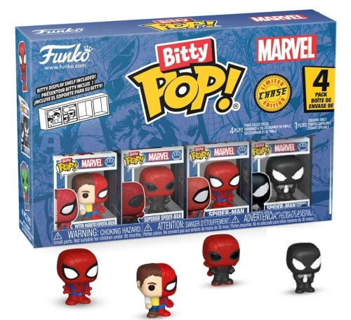 Bitty Funko POP! Marvel Peter Parker Superior Spider-Man Spider-Man Symbiote Suit