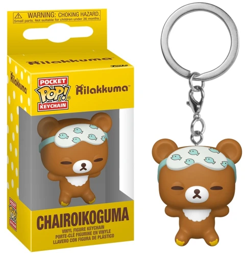 Brelok Funko Pocket POP! Keychain: Rilakkuma – Chairoikoguma