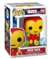 Holiday Iron Man Glow in the Dark + Koszulka (Rozmiar L) Funko POP! & Tee: Marvel 