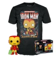 Holiday Iron Man Glow in the Dark + Koszulka (Rozmiar L) Funko POP! & Tee: Marvel 