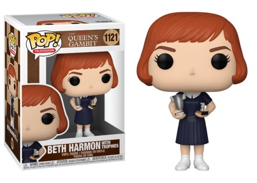 Outlet - Beth Harmon with trophies 1121 The Queen's Gambit Funko POP! Vinyl   