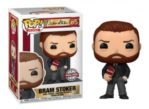 OUTLET - 6,5/10 - Bram Stoker with Book (Exclusive) 26 Icons Funko POP! Vinyl